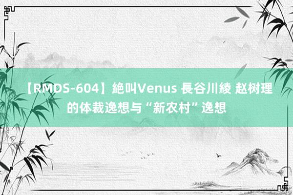 【RMDS-604】絶叫Venus 長谷川綾 赵树理的体裁逸想与“新农村”逸想